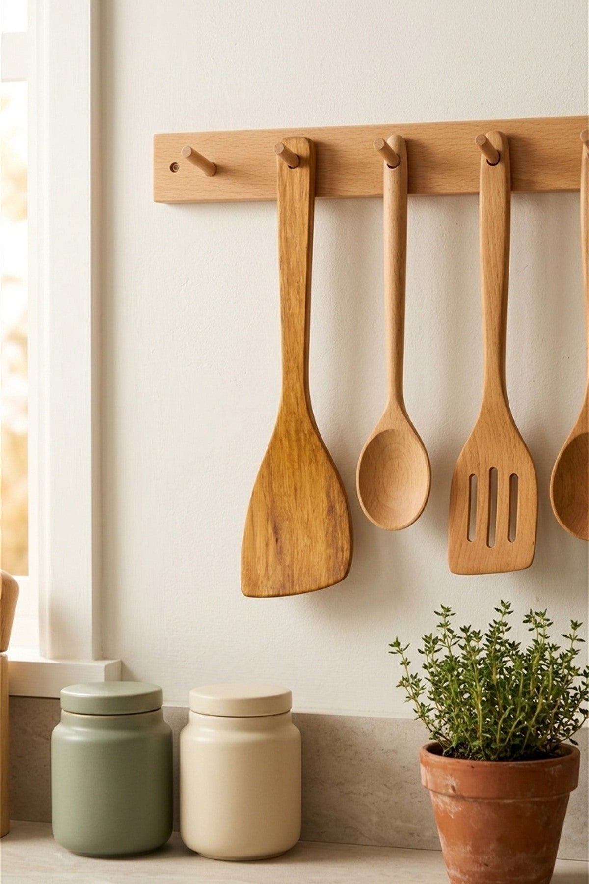 Doğal Ahşap El Yapımı Spatula