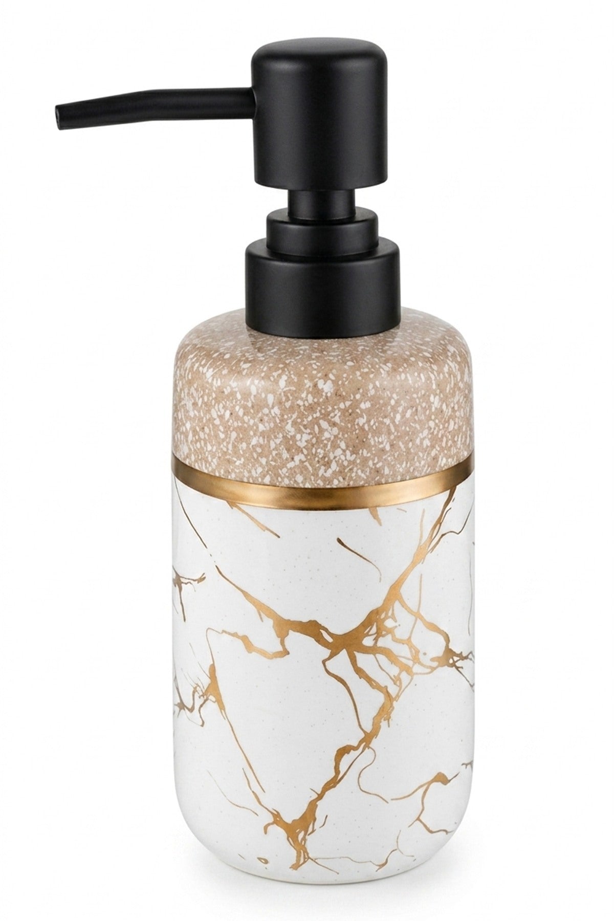 300 ml Seramik Lenora Sıvı Sabunluk, 7 cm çap, 18 cm yükseklik