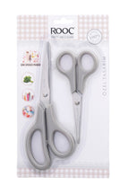 2'li Çok Amaçlı Makas Seti – Küçük Boy Gri, 14.5 Cm