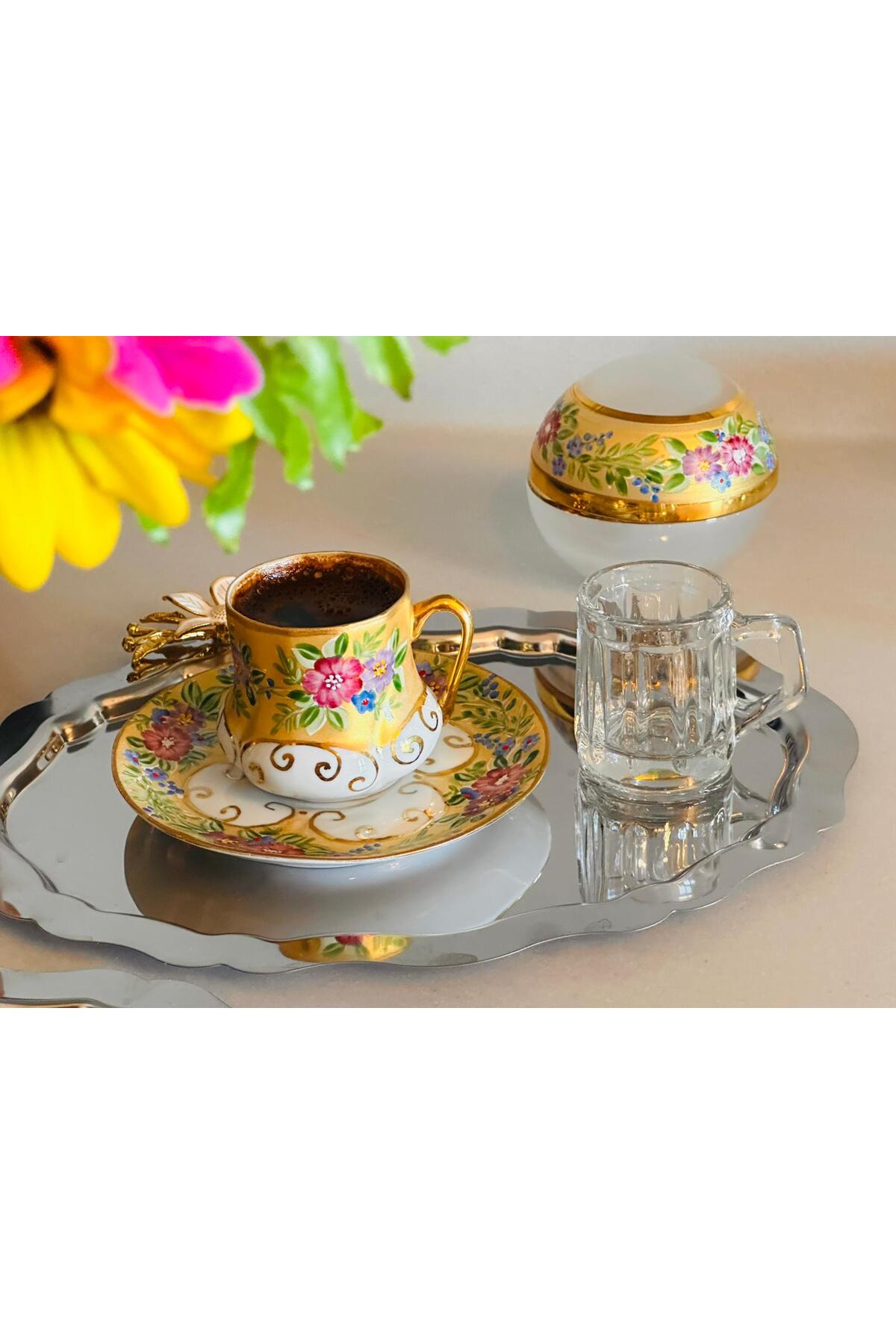 6’lı Kulplu Shot Cam Bardak, Çap: 4 cm • Yükseklik: 5 cm, 35 ml
