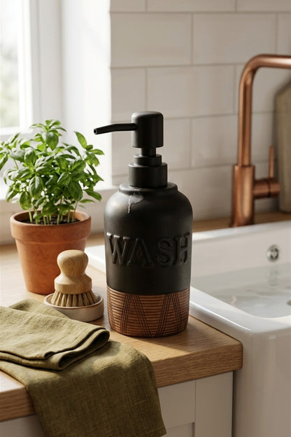 300 ml Seramik Lenora Sıvı Sabunluk, 7 cm çap, 18 cm yükseklik