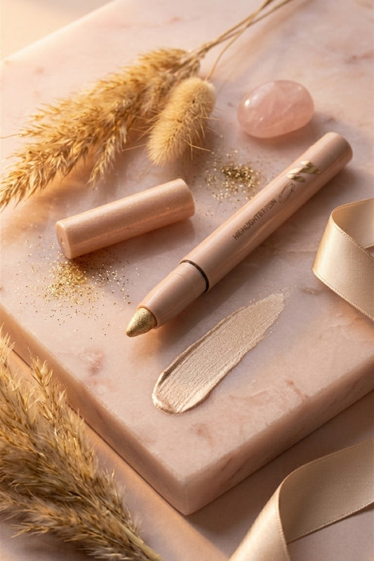 Işıltı Veren Aydınlatıcı Stick Highlighter Kalemi Doğal Parlak Görünüm