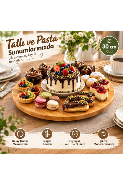 Bambu Döner Sunumluk – 30 cm