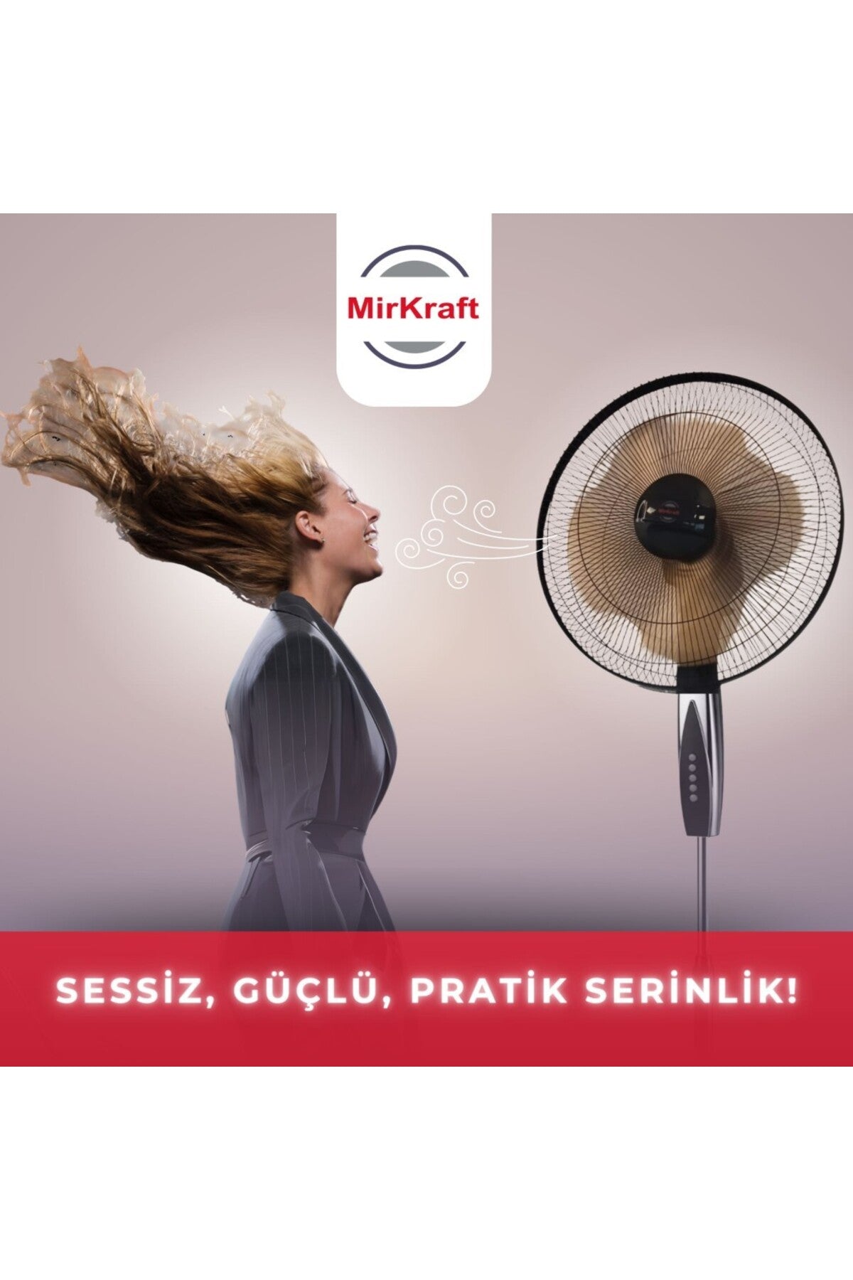 Fs-m5018 18'' Dc Motor 5 Metal Kanatlı Ayaklı Vantilatör