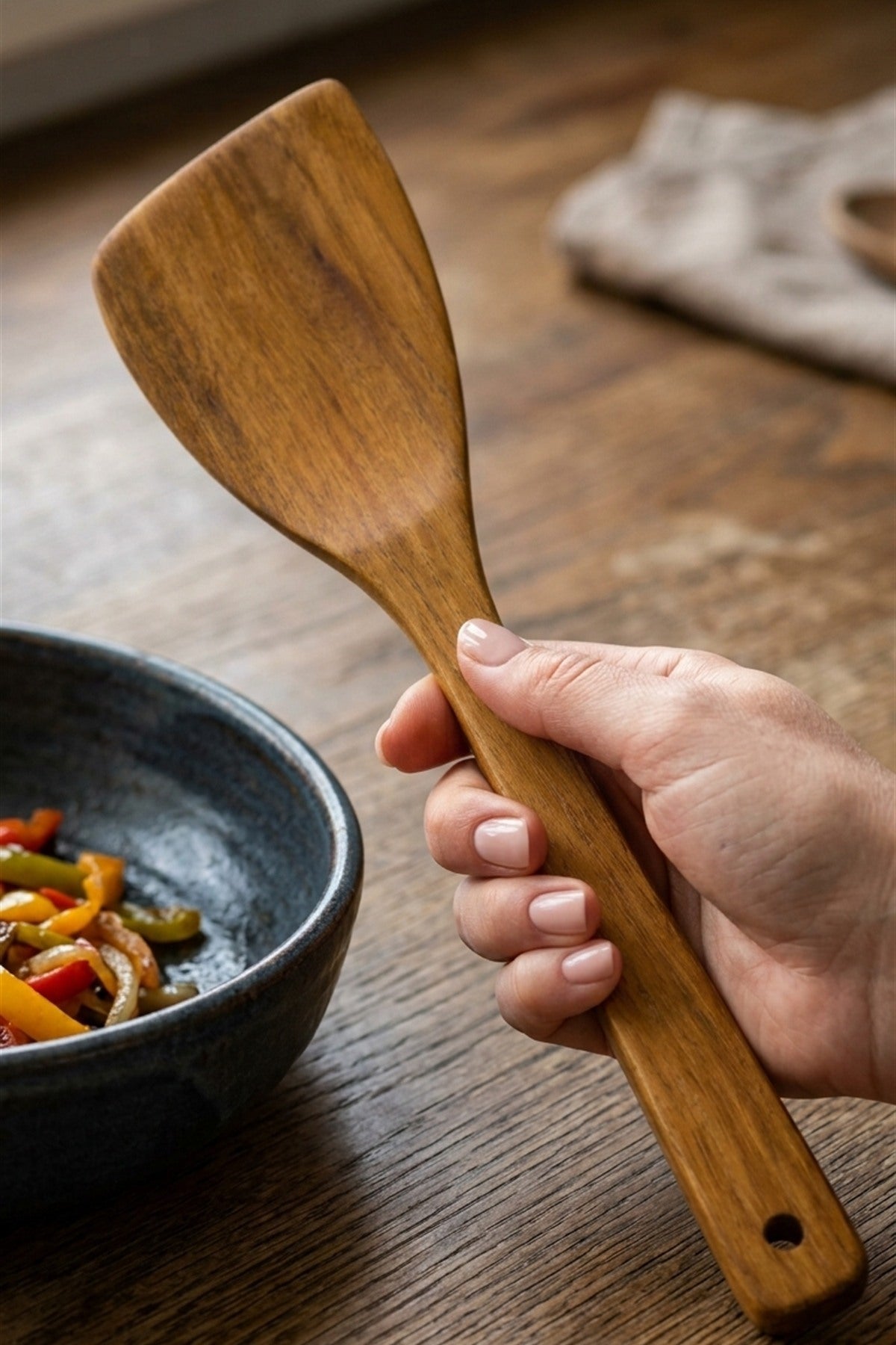 Doğal Ahşap El Yapımı Spatula