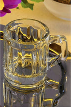 6’lı Kulplu Shot Cam Bardak, Çap: 4 cm • Yükseklik: 5 cm, 35 ml