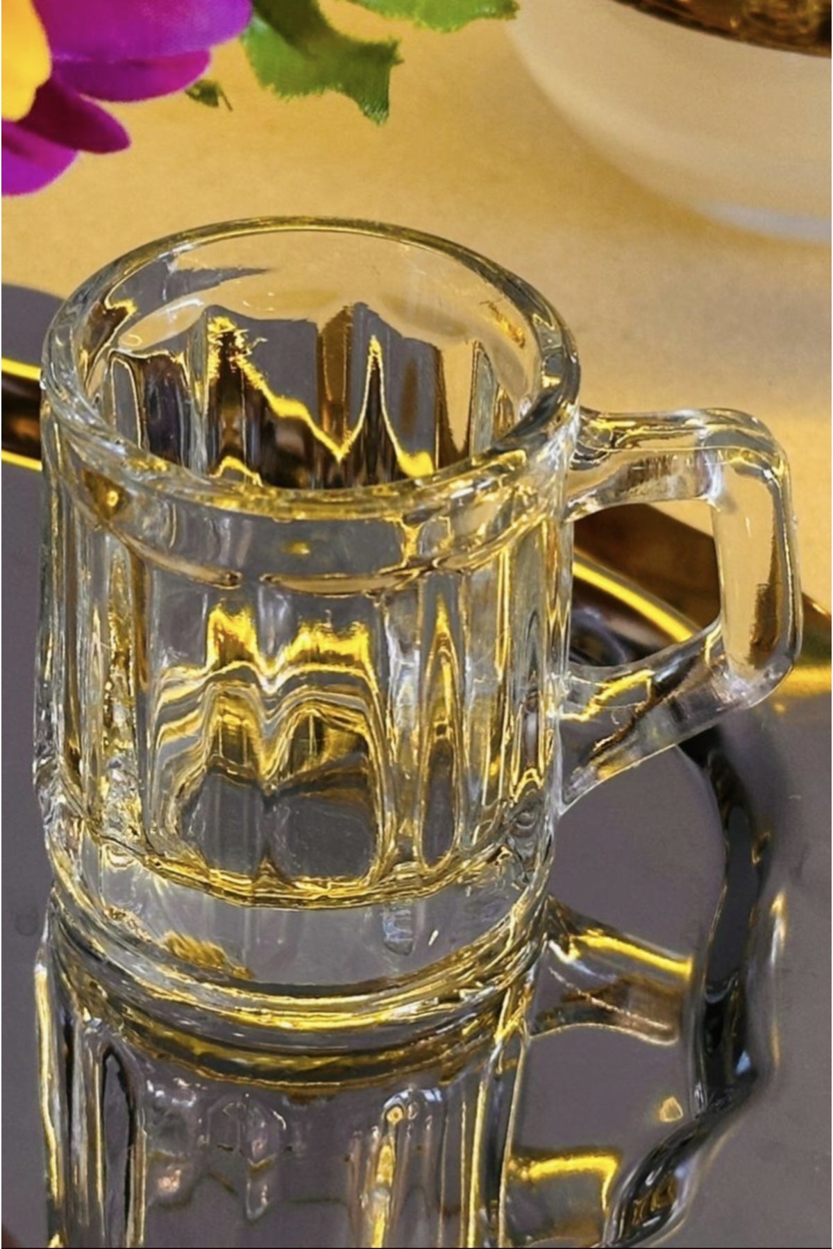 6’lı Kulplu Shot Cam Bardak, Çap: 4 cm • Yükseklik: 5 cm, 35 ml