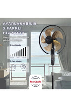 Fs-k5018 18'' Dc Motor 5 Metal Kanatlı Uzaktan Kumandalı Ayaklı Vantilatör