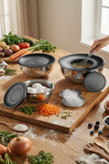 3'lü 304 Çelik Rendeli Saklama ve Karıştırma Kabı Seti (16 cm-1,35 Lt, 20 cm-2,70 Lt, 24 cm-4,60 Lt)