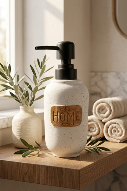 300 ml Seramik Lenora Sıvı Sabunluk, 7 cm çap, 18 cm yükseklik
