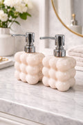 2 adet Bubble Cam Sıvı Sabunluk, 300 ml + 300 ml - Krem, 9,5x6,5x15 cm