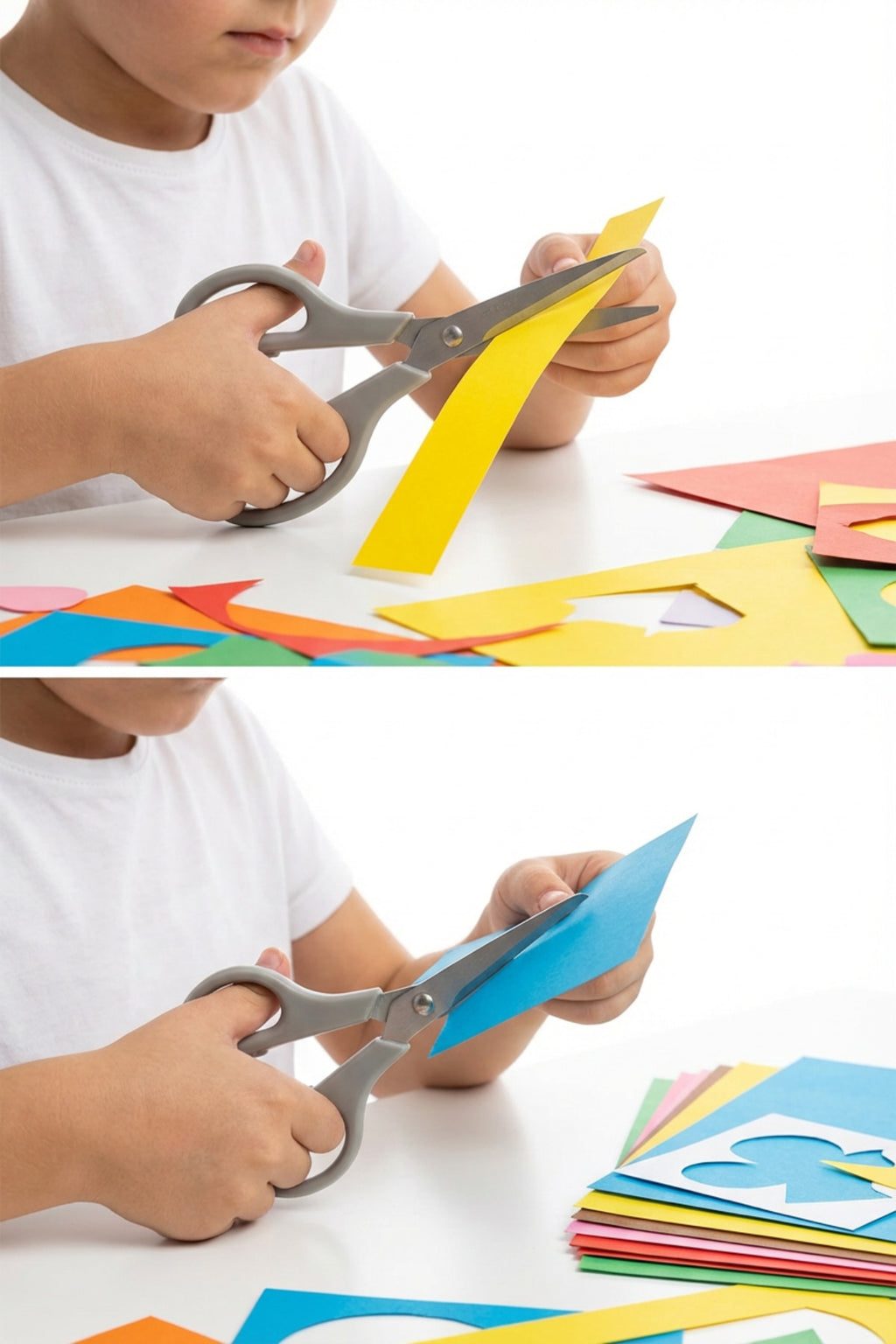 2'li Çok Amaçlı Makas Seti – Küçük Boy Gri, 14.5 Cm