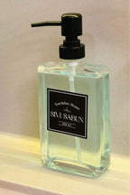 350 ml Modern Ve Şık Tasarım Cam Sıvı Sabun & Deterjanlık