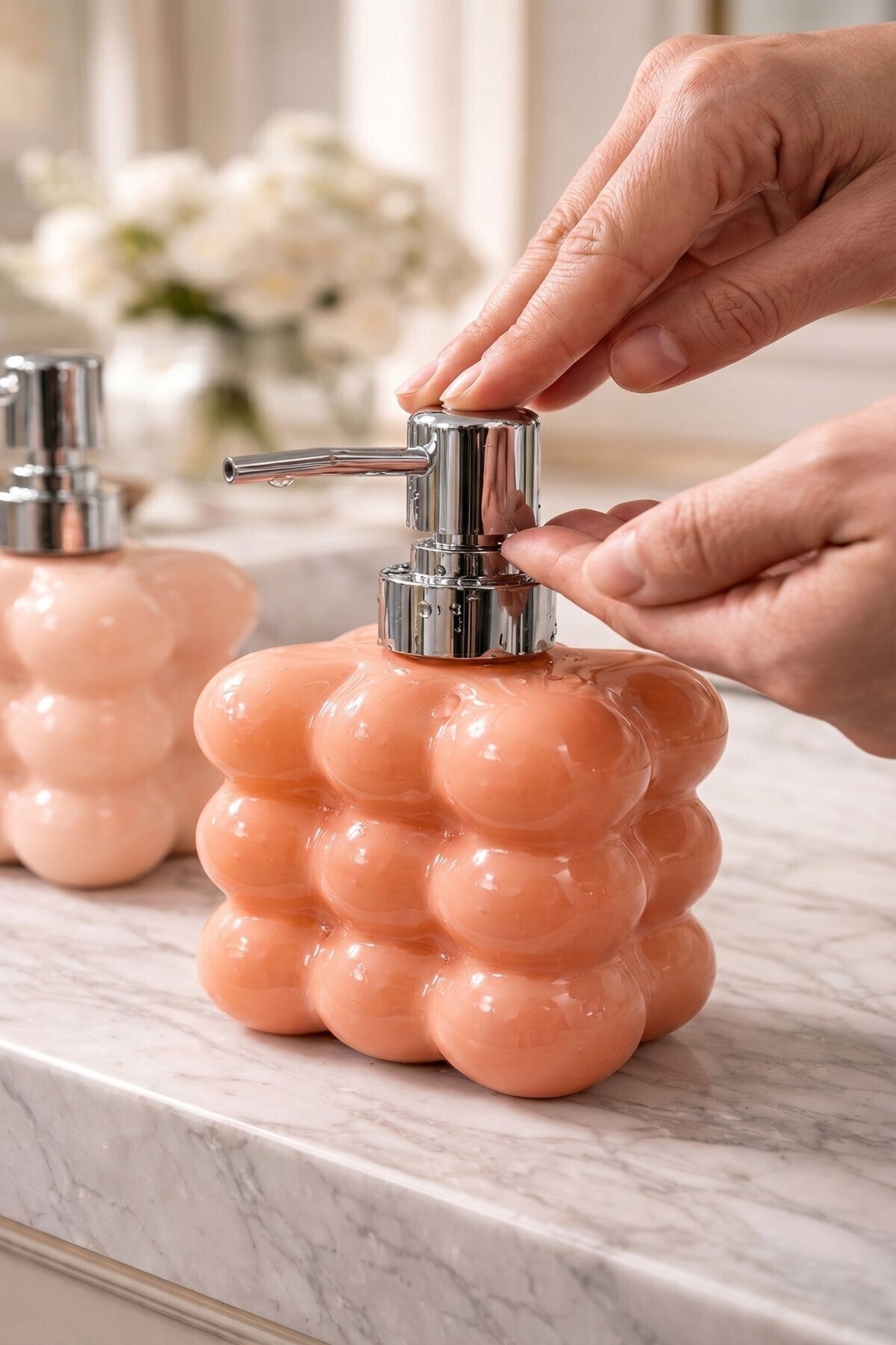 2 adet Bubble Cam Sıvı Sabunluk, 300 ml + 300 ml -, 9,5x6,5x15 cm