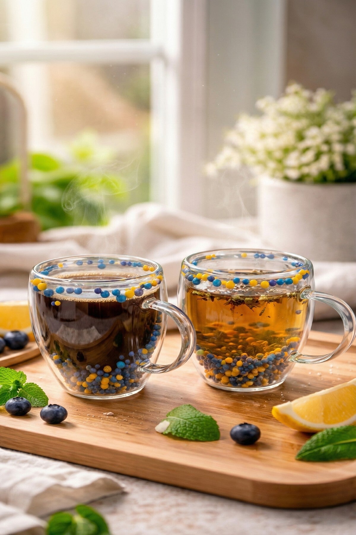 2 Adet Taraftar Kupa, 350 ml | Cidarlı Cam Taraftar Bardak