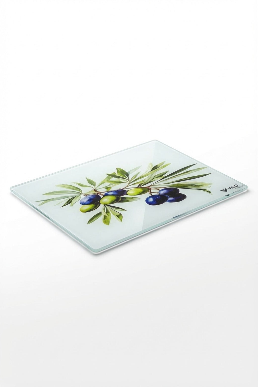 Cam Kesme Tahtası Kırılmaz Temperli 25x35 cm Üzüm Desenli Kaymaz - Görsel 3