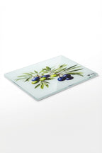 Cam Kesme Tahtası Kırılmaz Temperli 25x35 cm Üzüm Desenli Kaymaz - Görsel 3