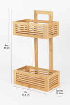 Bambu 2 Katlı Mutfak & Banyo, Mutfak Düzenleyici Organizer