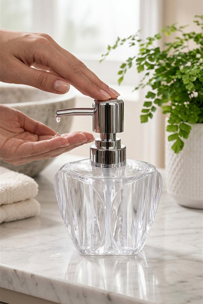 Kate Akrilik Sıvı Sabunluk 250 ml, 8x8x13,5 cm