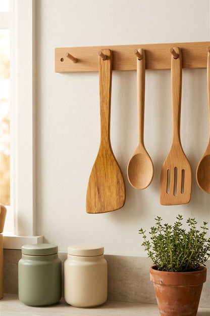 Doğal Ahşap El Yapımı Spatula