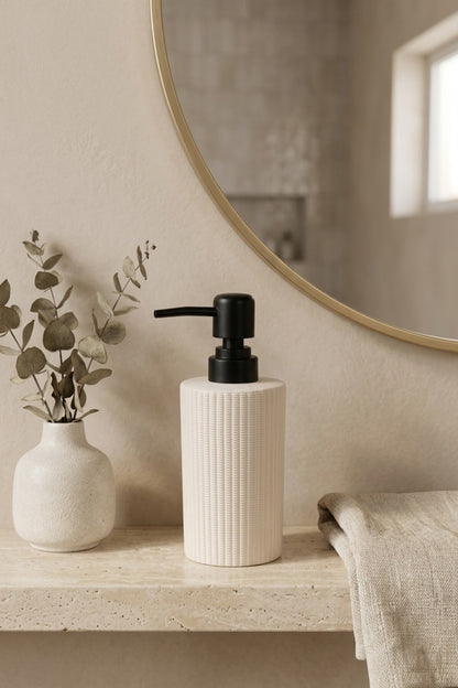 300 ml Seramik Lenora Sıvı Sabunluk, 7 cm çap, 18 cm yükseklik – 88-1