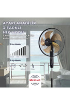 Fs-m5018 18'' Dc Motor 5 Metal Kanatlı Ayaklı Vantilatör