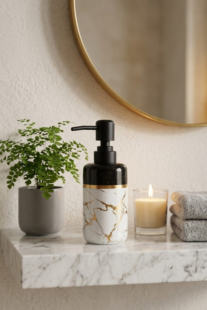 300 ml Seramik Lenora Sıvı Sabunluk, 7 cm çap, 18 cm yükseklik – 83-2