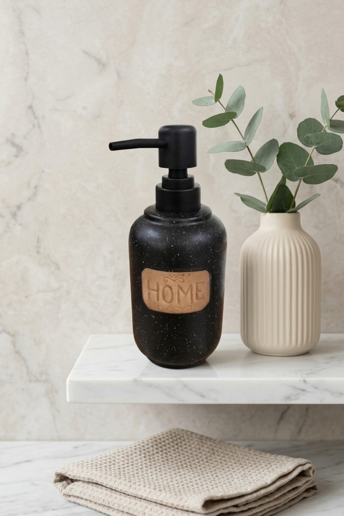300 ml Seramik Lenora Sıvı Sabunluk, 7 cm çap, 18 cm yükseklik