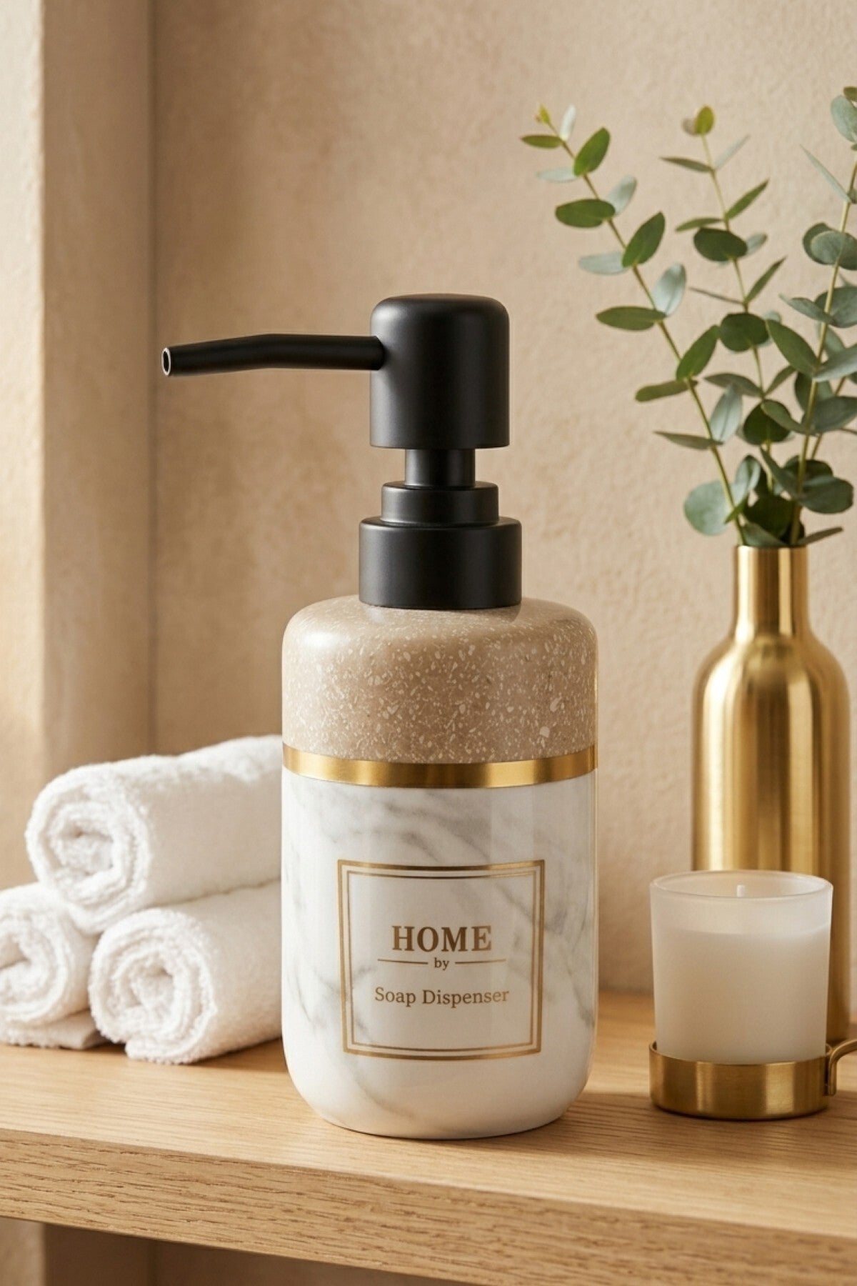 300 ml Seramik Lenora Sıvı Sabunluk, 7 cm çap, 18 cm yükseklik – 82-1