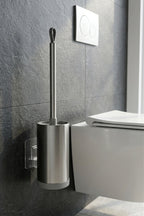 Metal WC Klozet Fırçası ve Fırçalık, Duvara Monte Edilebilir, 47 cm. - görsel 3