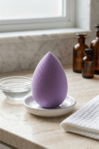 Makyaj Süngeri Mor Beauty Blender Fondöten ve Kapatıcı Uygulama Süngeri, 6 cm - görsel 6