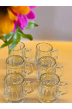 6’lı Kulplu Shot Cam Bardak, Çap: 4 cm • Yükseklik: 5 cm, 35 ml