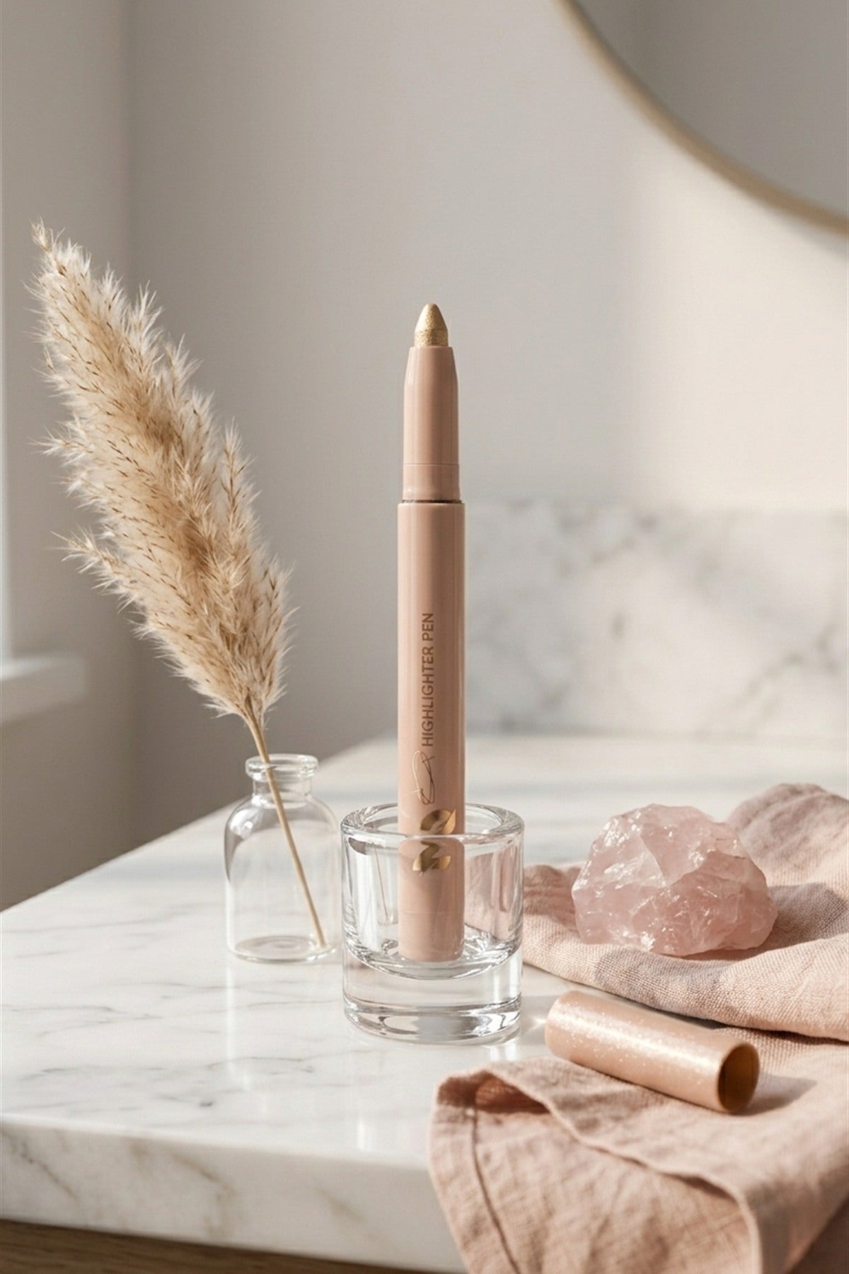 Işıltı Veren Aydınlatıcı Stick Highlighter Kalemi Doğal Parlak Görünüm - görsel 6