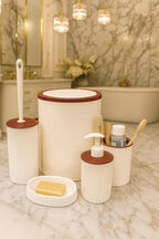 Banyo Seti, Yuvarlak, Beyaz, Hacim: 6 litre