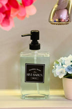 350 ml Modern Ve Şık Tasarım Cam Sıvı Sabun & Deterjanlık