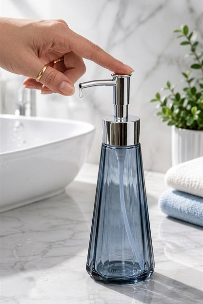 Eyfel Cam Sıvı Sabunluk 250 ml, 7,5x22 cm