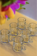6’lı Kulplu Shot Cam Bardak, Çap: 4 cm • Yükseklik: 5 cm, 35 ml