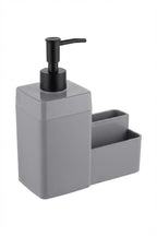 Diamond Süngerlikli Sıvı Sabunluk 450 ml (19x16x8 cm) - Gri