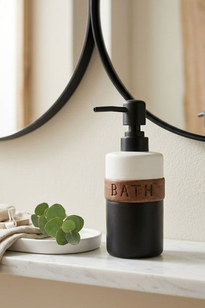 300 ml Seramik Lenora Sıvı Sabunluk, 7 cm çap, 18 cm yükseklik – 85-1