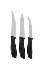3'lü Paslanmaz Çelik Mutfak Bıçak Seti – 23 cm, 22 cm, 20 cm - görsel 2