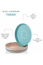 30 Parça Piknik Seti 6 Kişilik Tabak, Kase, Bardak, Kaşık, Çatal, Plastik - görsel 3