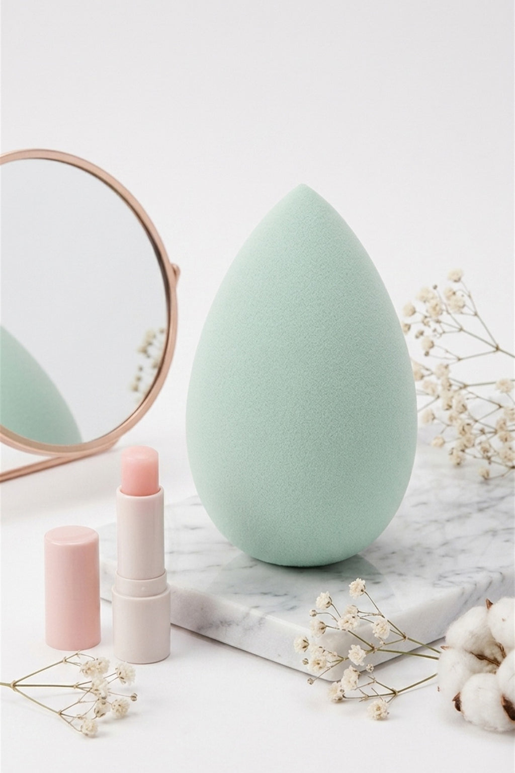 Makyaj Süngeri Yeşil Beauty Blender Fondöten ve Kapatıcı Uygulama Süngeri, 6 cm - görsel 6