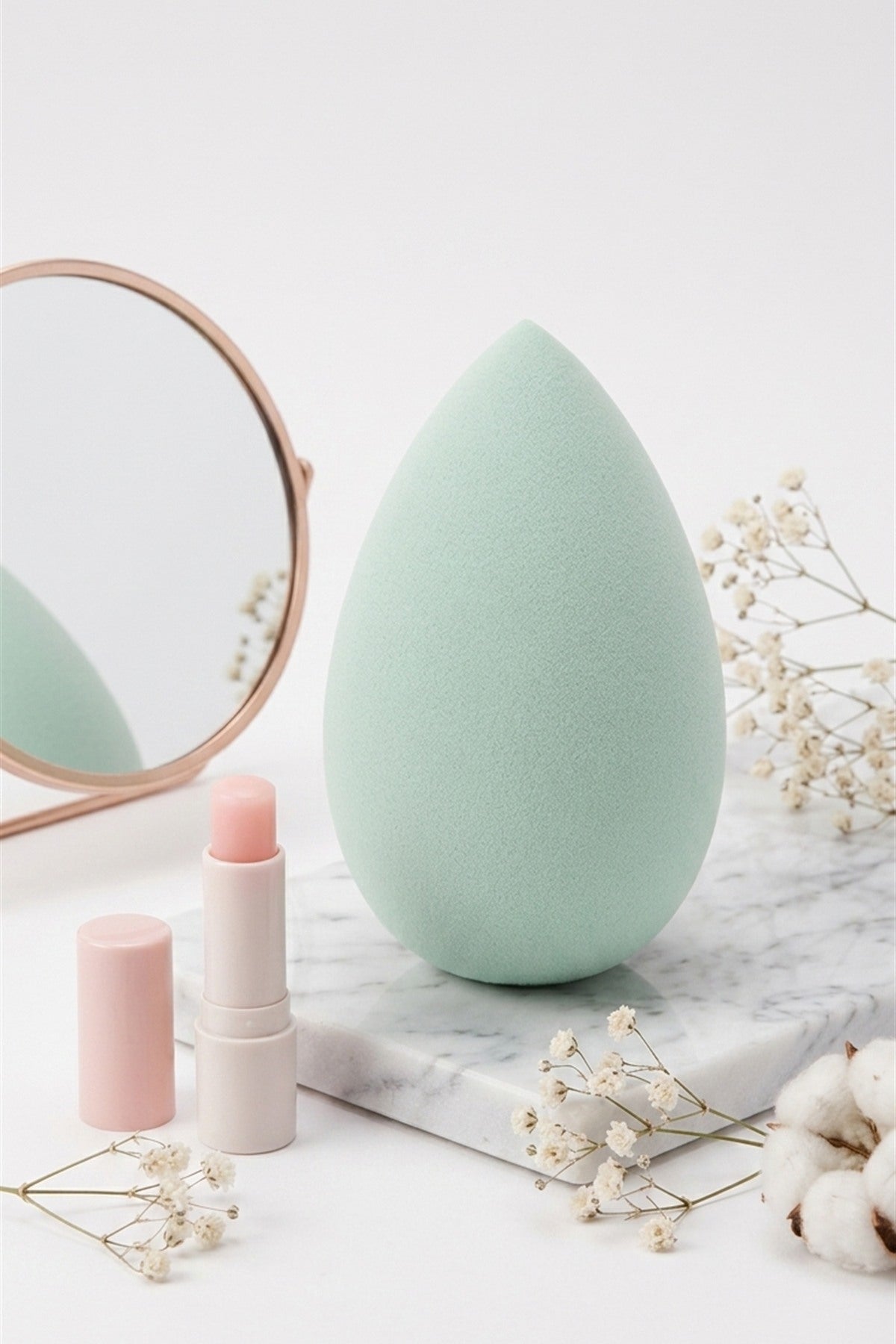 Makyaj Süngeri Yeşil Beauty Blender Fondöten ve Kapatıcı Uygulama Süngeri, 6 cm - görsel 6
