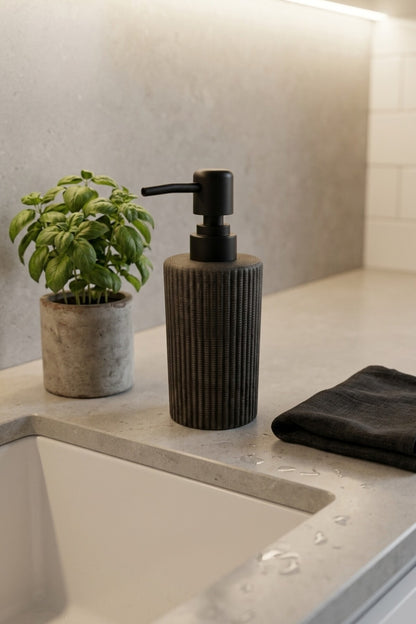 300 ml Seramik Lenora Sıvı Sabunluk, 7 cm çap, 18 cm yükseklik – 88-3