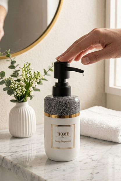 300 ml Seramik Lenora Sıvı Sabunluk, 7 cm çap, 18 cm yükseklik