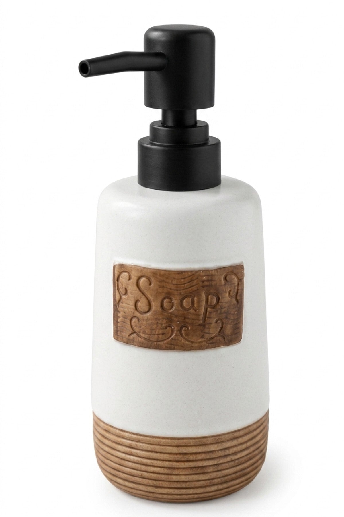 300 ml Seramik Lenora Sıvı Sabunluk, 7 cm çap, 18 cm yükseklik