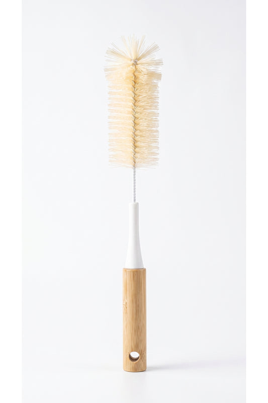 Bambu Saplı Uzun Şişe, Sürahi ve Termos Temizleme Fırçası, 33 cm