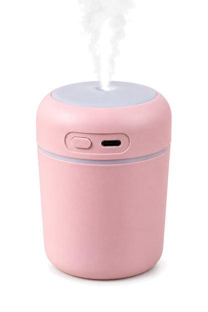 Hava Nemlendirici 300 ml, USB Şarjlı, LED Işıklı, 7,5 x 11 cm