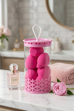 Mini Boy 8'li Koyu Pembe Makyaj Süngeri Seti- 2 cm x 3 cm Makyaj Uygulama Süngeri - görsel 4