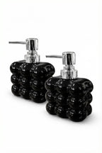 2 adet Bubble Cam Sıvı Sabunluk, 300 ml + 300 ml - Siyah, 9,5x6,5x15 cm - görsel 4